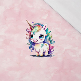 CUTE UNICORN WZ. 1 - PANEL (60cm x 50cm) SINGLE JERSEY