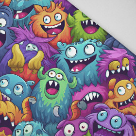 CRAZY MONSTERS WZ. 2 - Tkanina bambusowa 170g