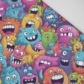 CRAZY MONSTERS WZ. 4 - Tkanina bambusowa 170g