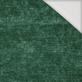 PRZECIERANY JEANS (Butelkowa zieleń) - Jersey wiskozowy