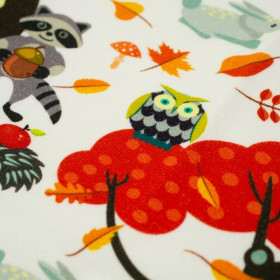 LEŚNI PRZYJACIELE - dresówka pętelkowa SP250