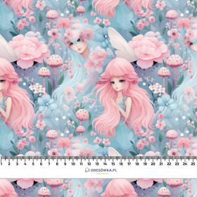 FAIRY WORLD wz.9 - Hydrofobowa dzianina drapana 