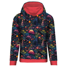 BLUZA DAMSKA (POLA) CLASSIC Z KAPTUREM - FAIRY WORLD wz.2 (GARDEN) - zestaw do uszycia