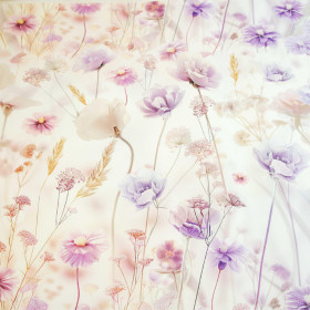 FLOWERS wz.10 (46 cm x 50 cm) - gruba ekoskóra tłoczona
