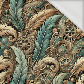 FLOWERS WZ.36 - lekka dzianina drapana