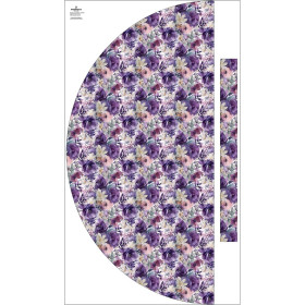 Panel na spódnicę "MAXI" - krepa/ Flowers wz.51