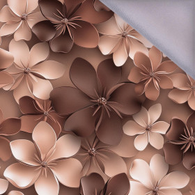 FLOWERS WZ.5/ Mocha Mousse  - softshell