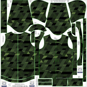 PARKA DZIECIĘCA (ARIEL) - GEOMETRYCZNE MORO WZ. 1 - zestaw do uszycia