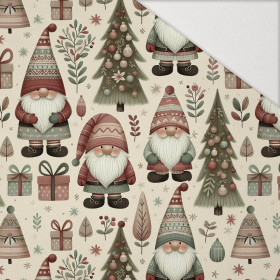 GNOMES CHRISTMAS WZ.1 - Hydrofobowa dzianina drapana