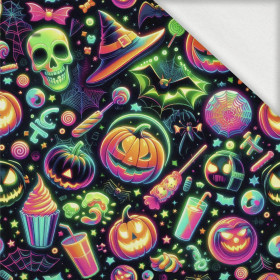 HALLOWEEN wz.24 - dzianina pętelkowa z elastanem ITY