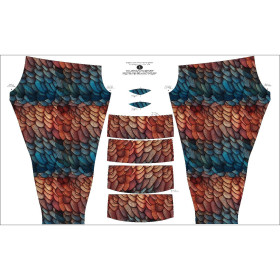 LEGGINSY SPORTOWE - LEATHER PATTERN WZ.10 - zestaw do uszycia