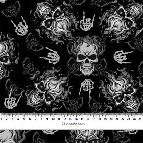METAL WZ. 1 - dzianina pętelkowa z elastanem ITY
