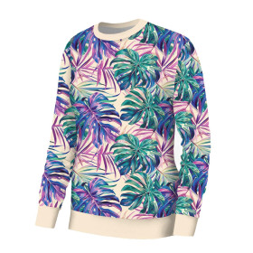 MONSTERA wz.10 - Muślin bawełniany