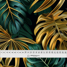 MONSTERA wz.7 - dzianina pętelkowa z elastanem ITY