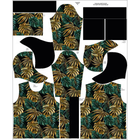 BLUZA HYDROFOBOWA UNISEX - MONSTERA wz.7 - zestaw do uszycia