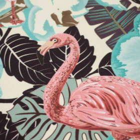 FLAMINGI I MONSTERY - dresówka pętelkowa