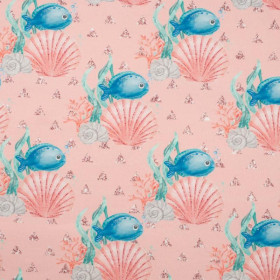 RYBKI I MUSZELKI (BAJKOWY OCEAN) / różowy (PINK)