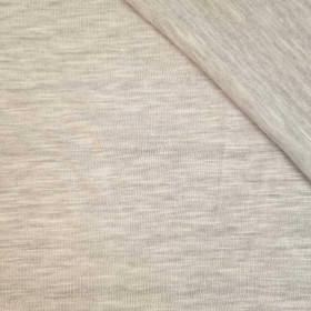 PŁOMYK jersey bawełniany - MELANŻ BEŻOWY - 170g