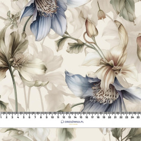 PASTEL FLOWERS WZ.5 - Muślin bawełniany