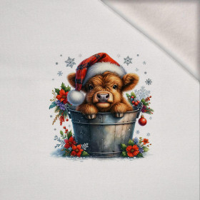 Christmas animal wz. 2 - panel (60cm x 50cm) dzianina drapana z elastanem ITY