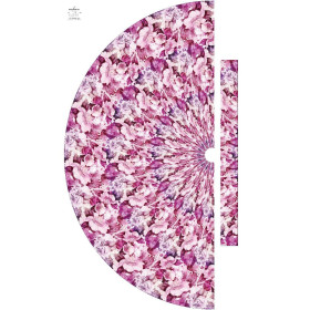PINK PARADISE WZ. 2 - panel na spódnicę "MAXI" - jersey wiskozowy