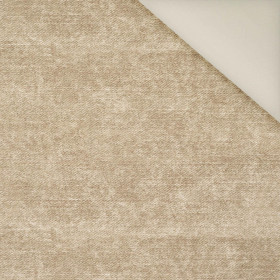 PRZECIERANY JEANS (beżowy)- Welur tapicerski