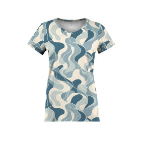 RETRO FLORAL - Muślin bawełniany