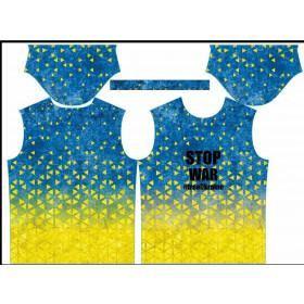 T-SHIRT MĘSKI M - #FREEUKRAINE (STOP WAR) - single jersey