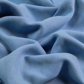 Dzianina swetrowa szmerglowana - SKY BLUE