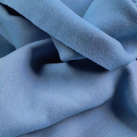 Dzianina swetrowa szmerglowana - SKY BLUE