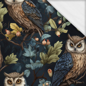 PASTEL BIRDS WZ.5 (SOWY)- single jersey z elastanem ITY