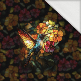 STAINED GLASS WZ.8 - PANEL (75cm x 80cm) dzianina pętelkowa z elastanem ITY