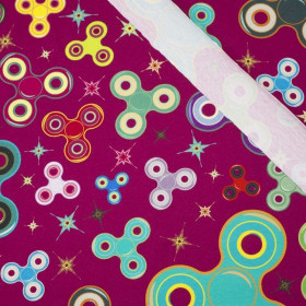 SPINNERY / fuksja - single jersey z elastanem TE210