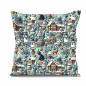 Vintage Christmas wz.21- Welur tapicerski