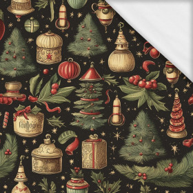 Vintage Christmas wz.11- single jersey z elastanem ITY