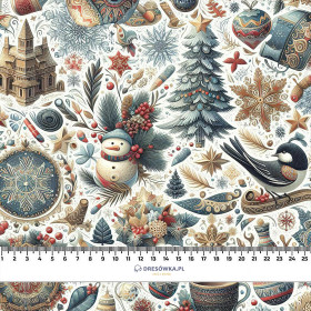 Vintage Christmas wz.22 - dresówka pętelkowa