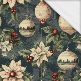 Vintage Christmas wz.9- single jersey z elastanem ITY