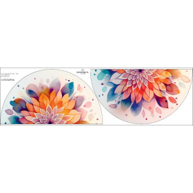 WATERCOLOR FLORAL WZ. 6 - mały panel na spódnicę z koła