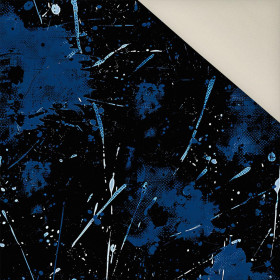 NAVY GRUNGE wz. 2- Welur tapicerski