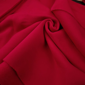 Gruba dresówka drapana D300 - RED WINE (D-211)