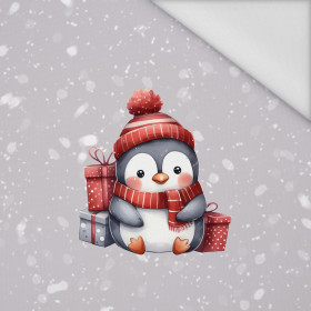 WINTER ANIMALS wz.17 - panel (60cm x 50cm) tkanina wodoodporna