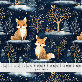 WINTER ANIMALS WZ.6 - Hydrofobowa dzianina drapana