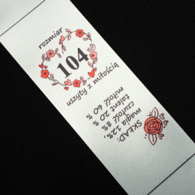 Wszywka dziewczęca - rozmiar 104 - Komplet 4 szt