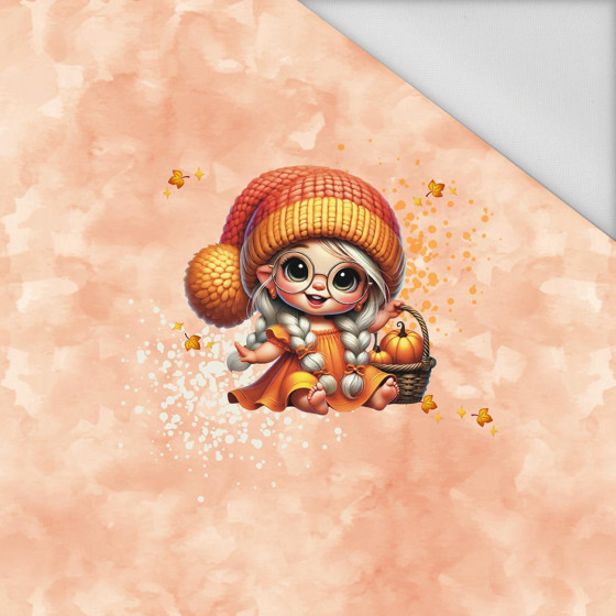 Girl cute halloween wz.9 - panel (60cm x 50cm) tkanina wodoodporna