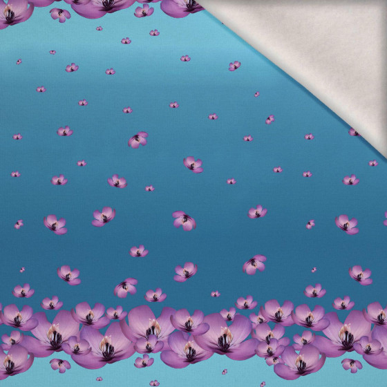 ANIMALS CRACKED wz.1 (FLOWERS) - dzianina drapana z elastanem ITY