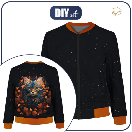BOMBERKA DAMSKA (KAMA) - Animals mandala wz.3 - zestaw do uszycia
