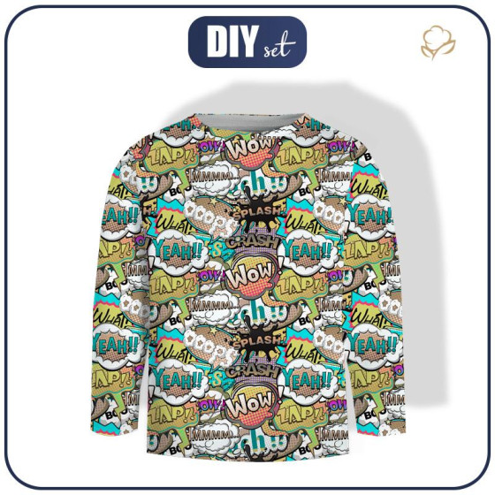 Longsleeve - KOMIKS (kolorowy) - zestaw do uszycia