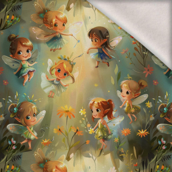 FAIRY WORLD wz.4  - dzianina drapana z elastanem ITY