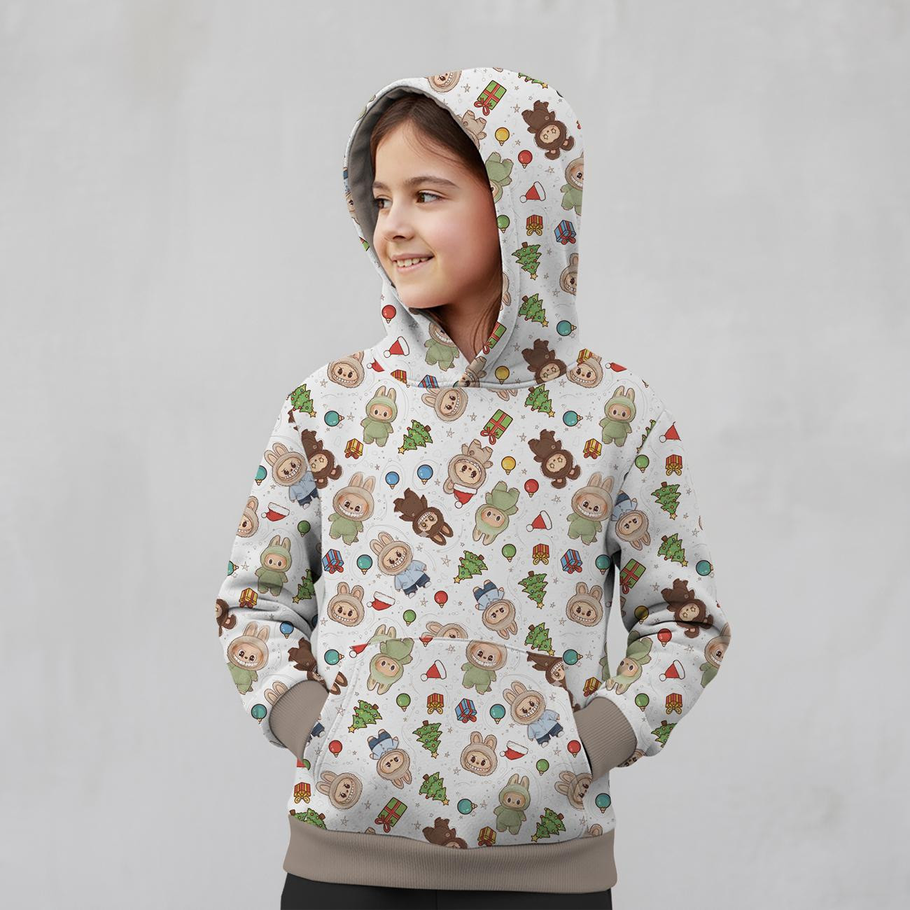 Creepy Cute Christmas WZ.2 - Wintersweat angeraut mit Elastan ITY