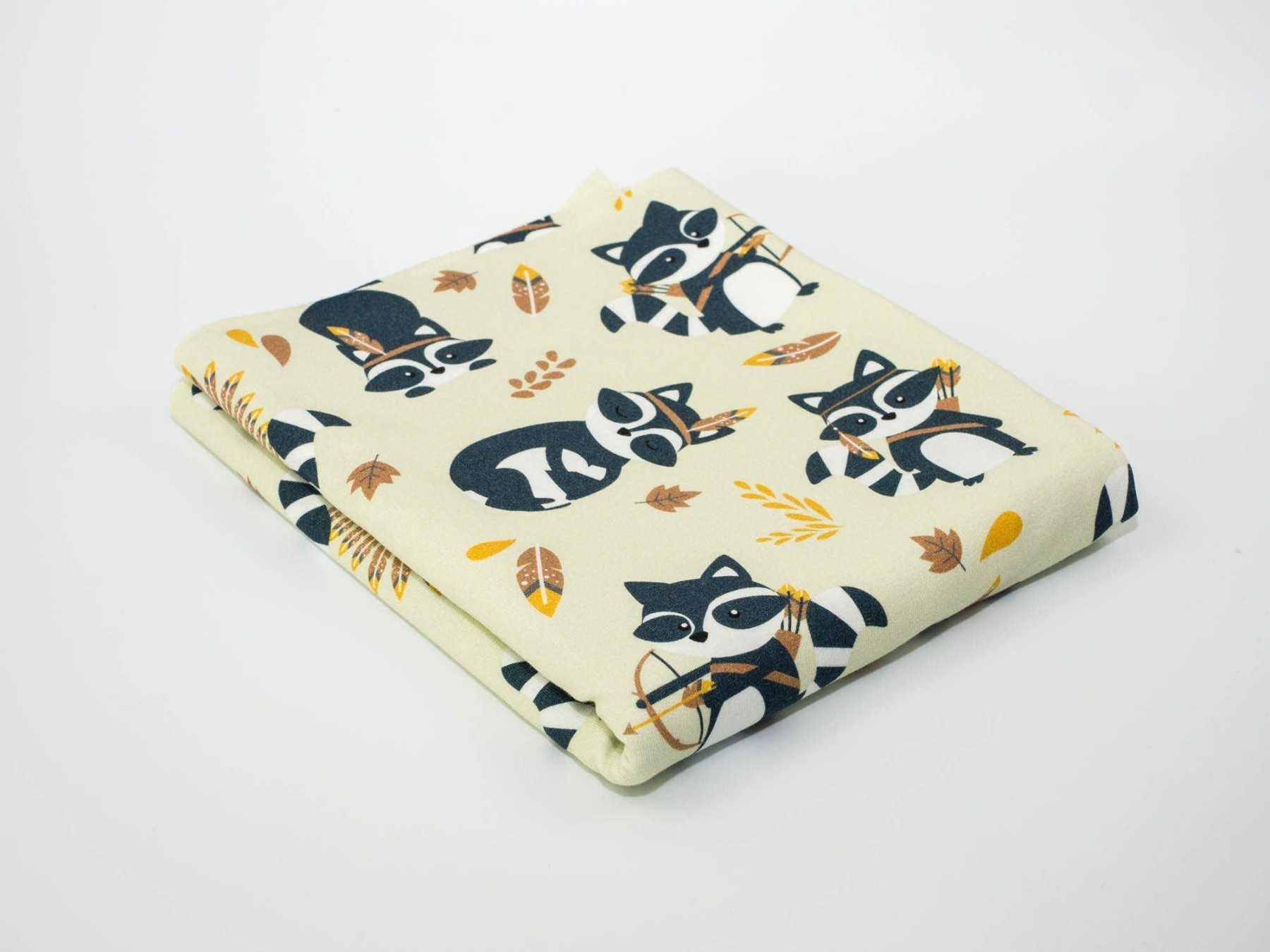 WASCHBÄREN Muster 2 / beige - Wasserabweisende Webware